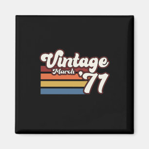 Imán Vintage 1971 50th Birthday March