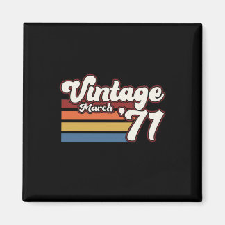 Imán Vintage 1971 50th Birthday March