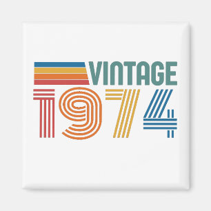 Imán Vintage 1974 50º cumpleaños
