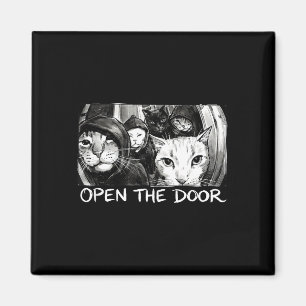 Imán Vintage abre la puerta divertido meme pandilla sar