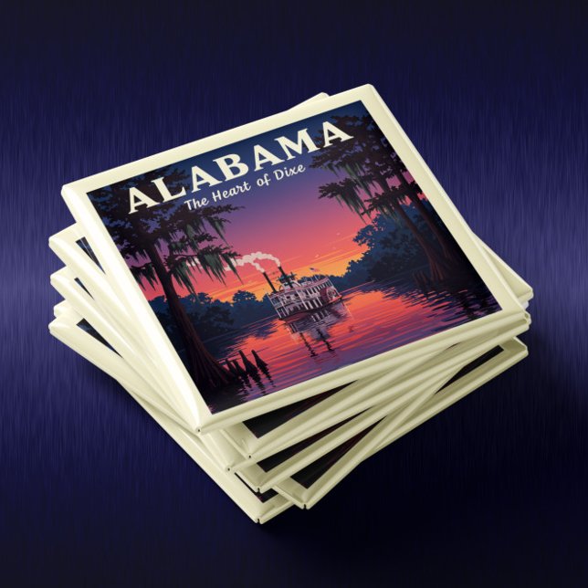 Imán Vintage Alabama (Subido por el creador)