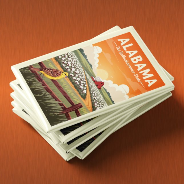 Imán Vintage Alabama (Subido por el creador)