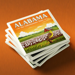 Imán Vintage Alabama