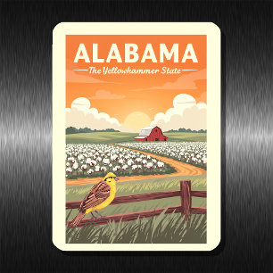 Imán Vintage Alabama
