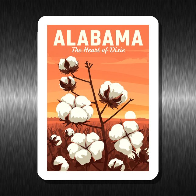 Imán Vintage Alabama (Subido por el creador)
