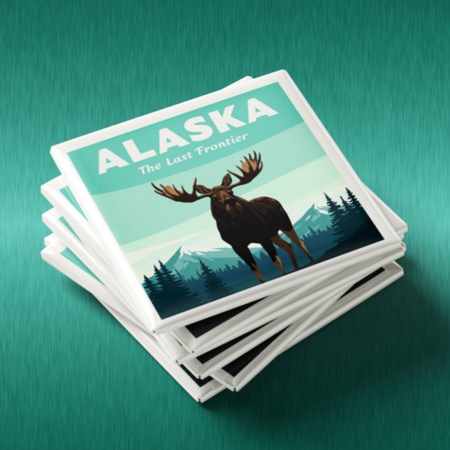 Imán Vintage Alaska (Subido por el creador)