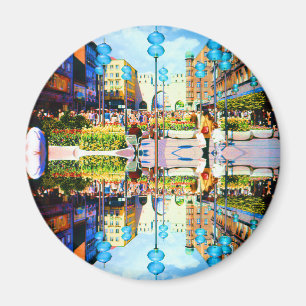 Imán Vintage Alemania Munich Towngate Karistor