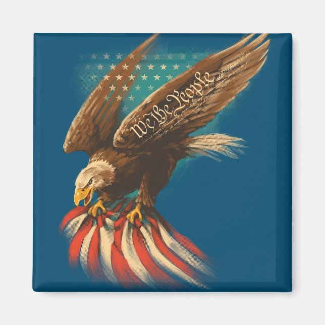 Imán Vintage Americana (Frente)