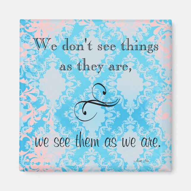 Imán Vintage Anais Nin Quote Magnet (Frente)