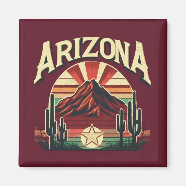 Imán Vintage Arizona (Frente)