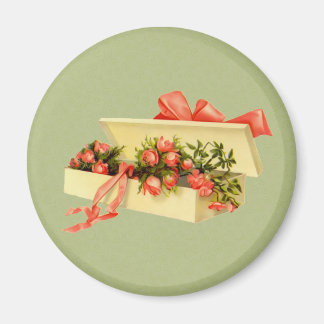 Imán Vintage Art Box Of Rosas Magnet