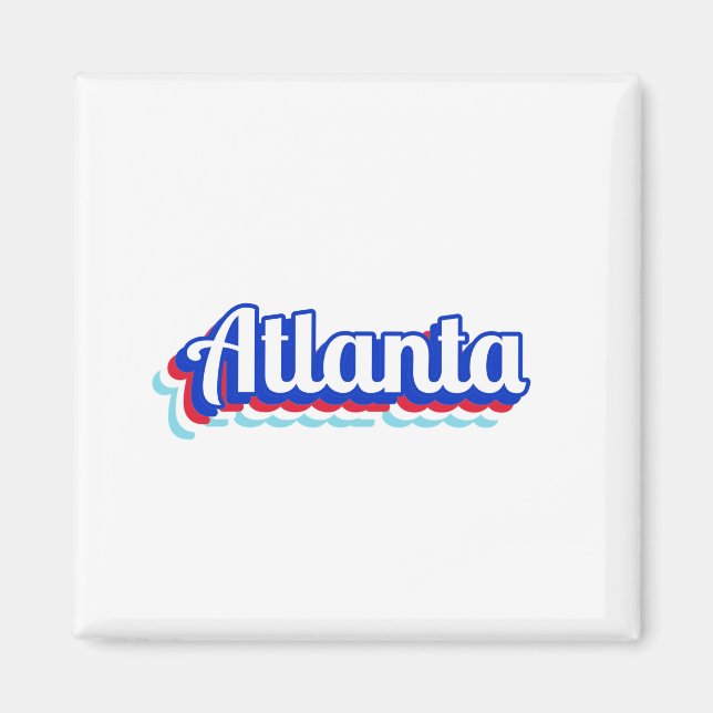 Imán Vintage Atlanta (Frente)