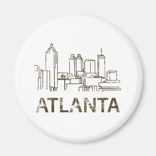 Imán Vintage Atlanta
