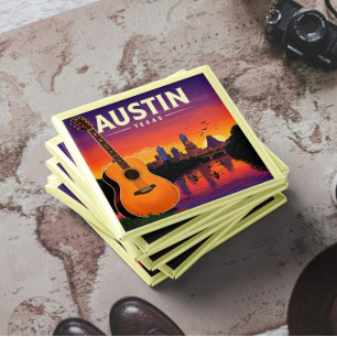 Imán Vintage Austin Texas