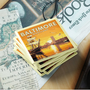 Imán Vintage Baltimore Maryland