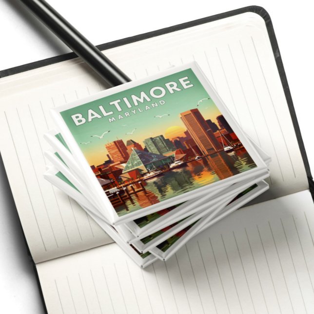 Imán Vintage Baltimore Maryland (Subido por el creador)