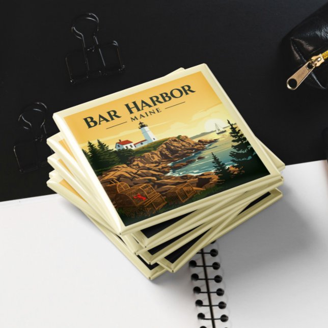 Imán Vintage Bar Harbour Maine (Subido por el creador)