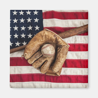 Imán Vintage Baseball