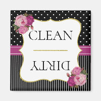 Vintage Black Stripe Dots Purple Floral Deslavavaj