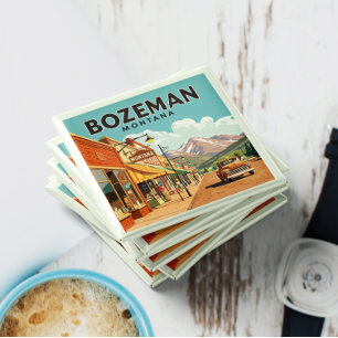 Imán Vintage Bozeman Montana