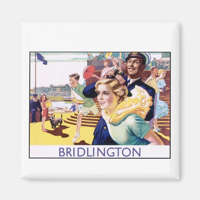 Imán Vintage Bridlington (Frente)