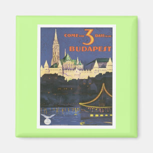 Imán Vintage Budapest Hungría