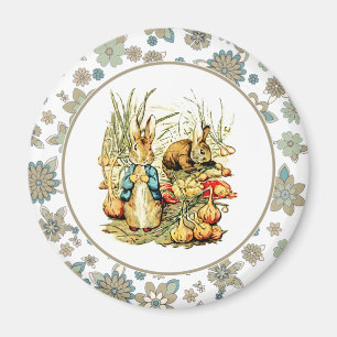 Imán Vintage Bunnies Easter Gift