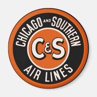 Imán Vintage Chicago y Southern Air Lines