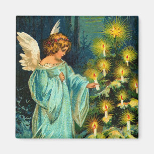 Imán Vintage Christmas Angel Magnet