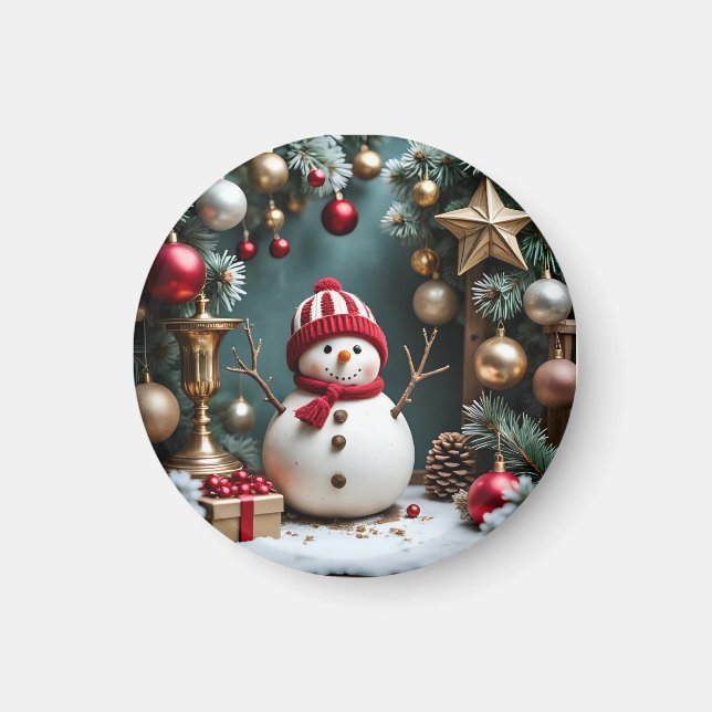 Imán Vintage Christmas - Magnet (Frente)