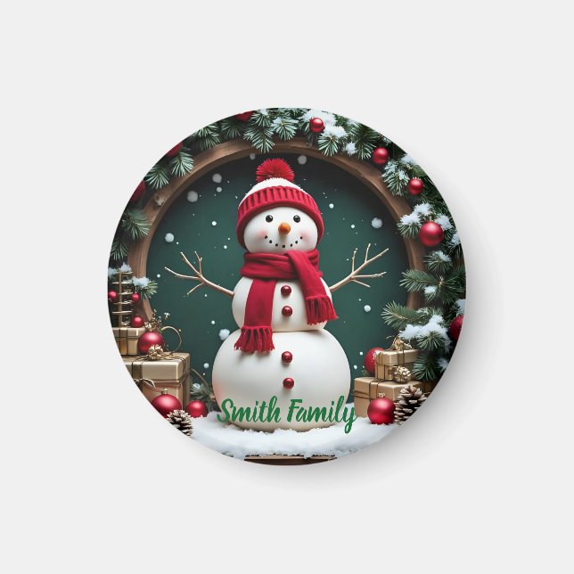 Imán Vintage Christmas - Magnet (Frente)