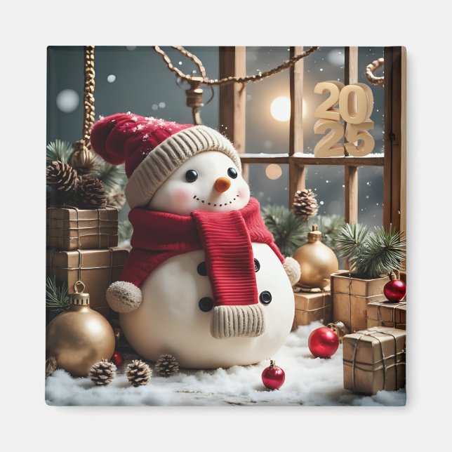 Imán Vintage Christmas - Magnet (Frente)