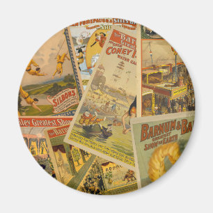 Imán Vintage Circus Poster Magnet