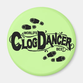 Imán Vintage Clog Dancer Cloging