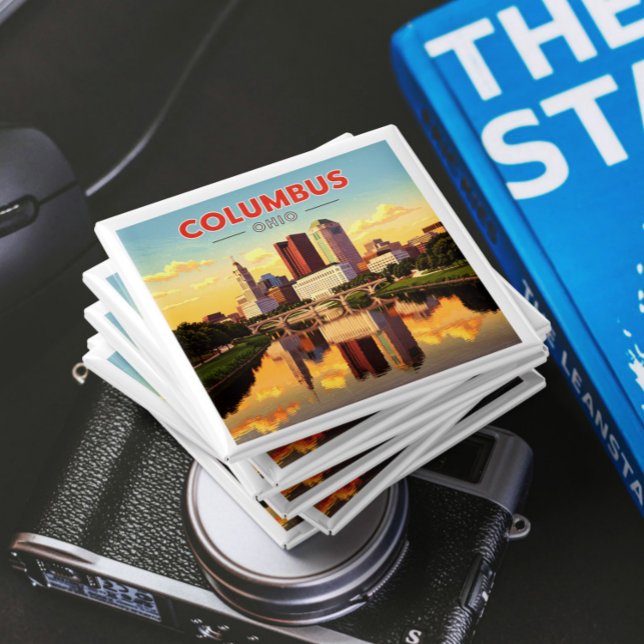 Imán Vintage Columbus Ohio (Subido por el creador)