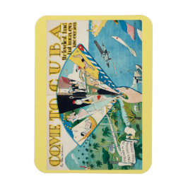 Imán Vintage Come to Cuba