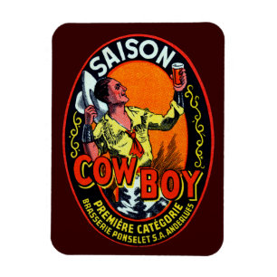 Imán Vintage Cowboy Ale