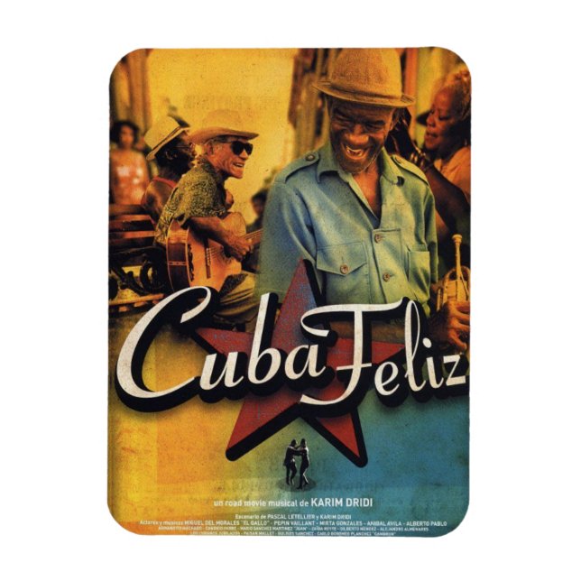 Imán Vintage Cuba: Iman Nevera Musicos RetroCharms (Vertical)