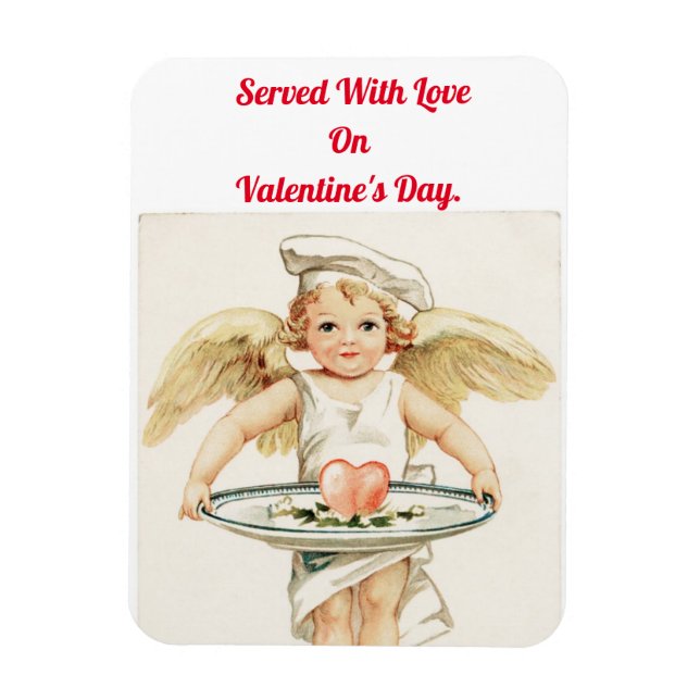 Imán Vintage Cupid Cook (Vertical)