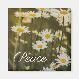 Imán Vintage Daisy Boho Mantra Word