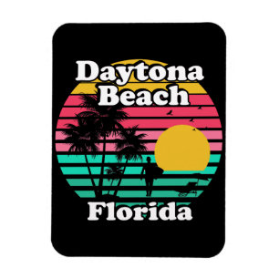 Imán Vintage Daytona Beach Florida