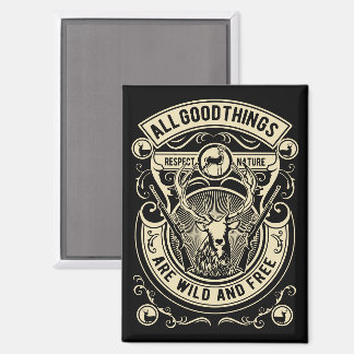 Imán Vintage de caza