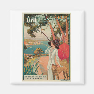 Imán Vintage de Francia del d'Azur de Antibes Côte