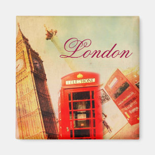 Imán Vintage de Londres