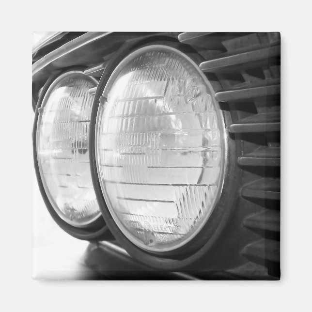 imán vintage de luces BMW (Frente)