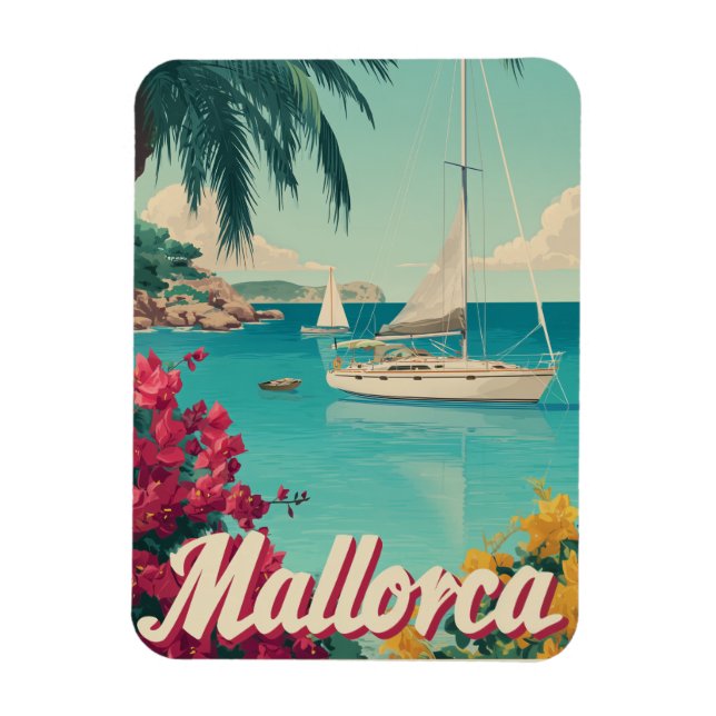 Imán Vintage de Mallorca (Vertical)