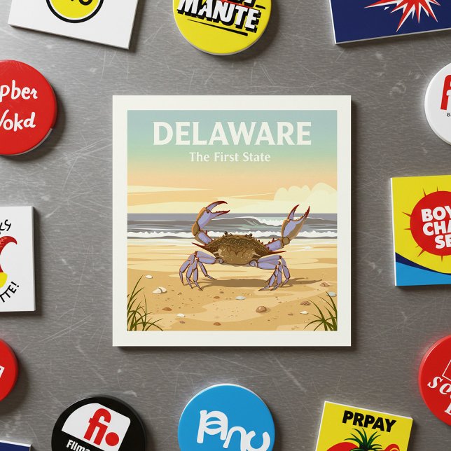 Imán Vintage Delaware (Subido por el creador)