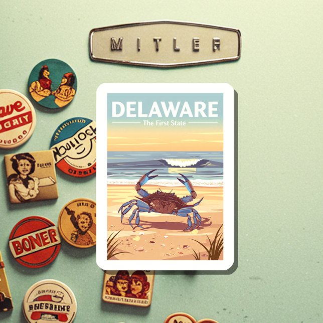 Imán Vintage Delaware (Subido por el creador)