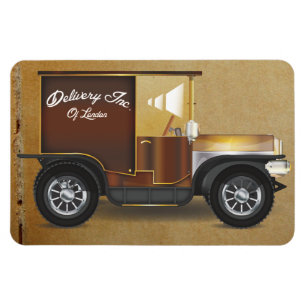 Imán Vintage Delivery Van