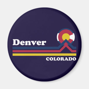 Imán Vintage Denver Colorado